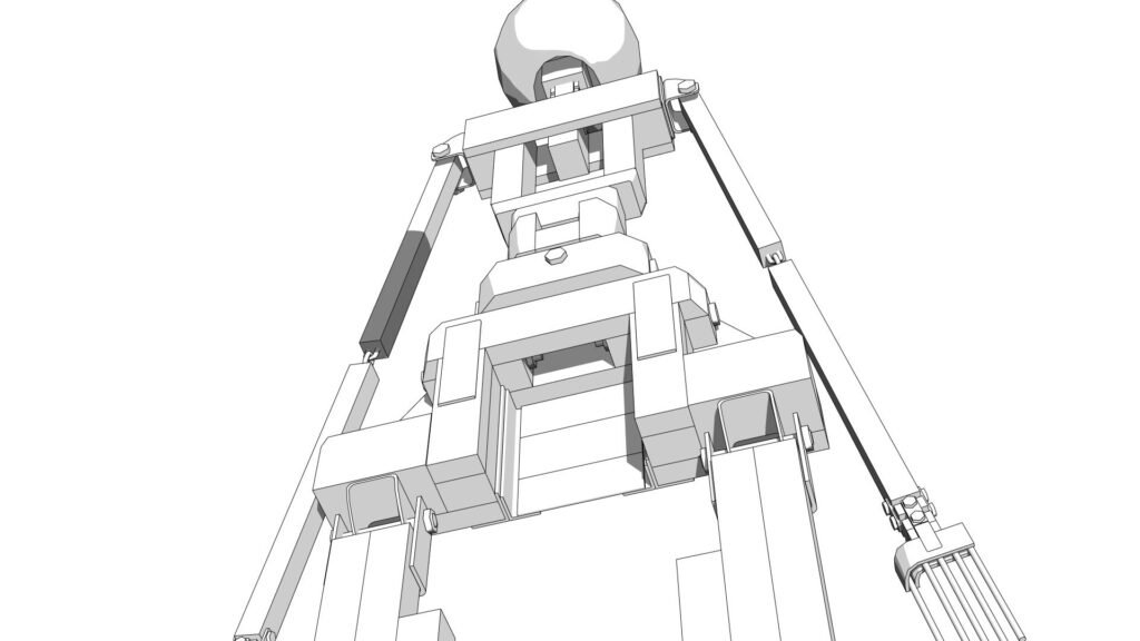 自作ラブドールの陰部フレーム構造1