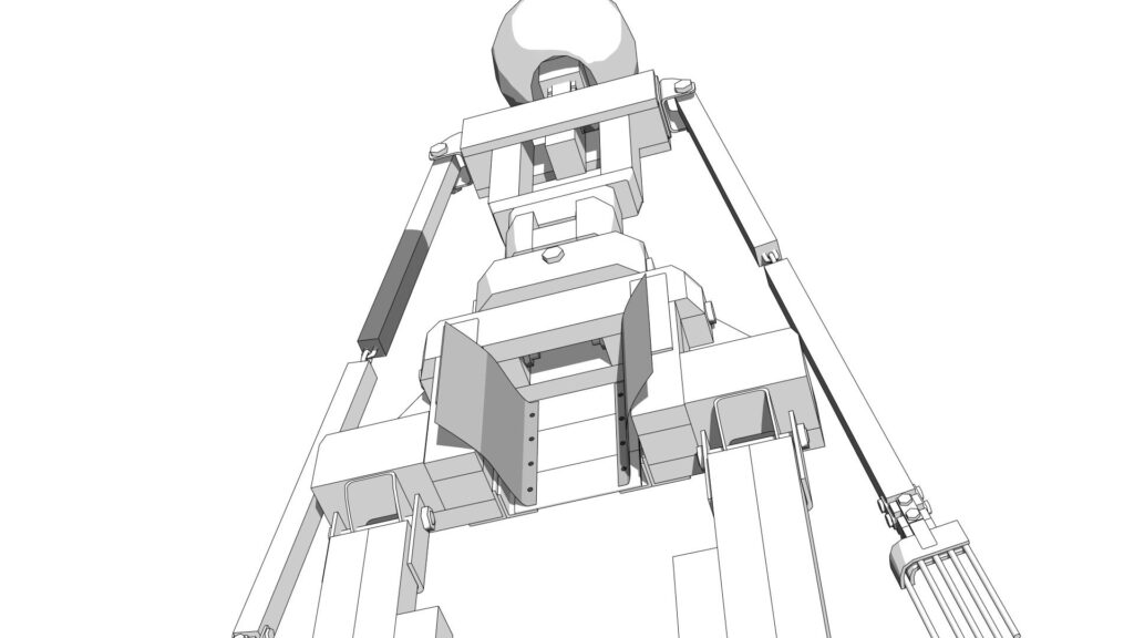 自作ラブドールの陰部フレーム構造2