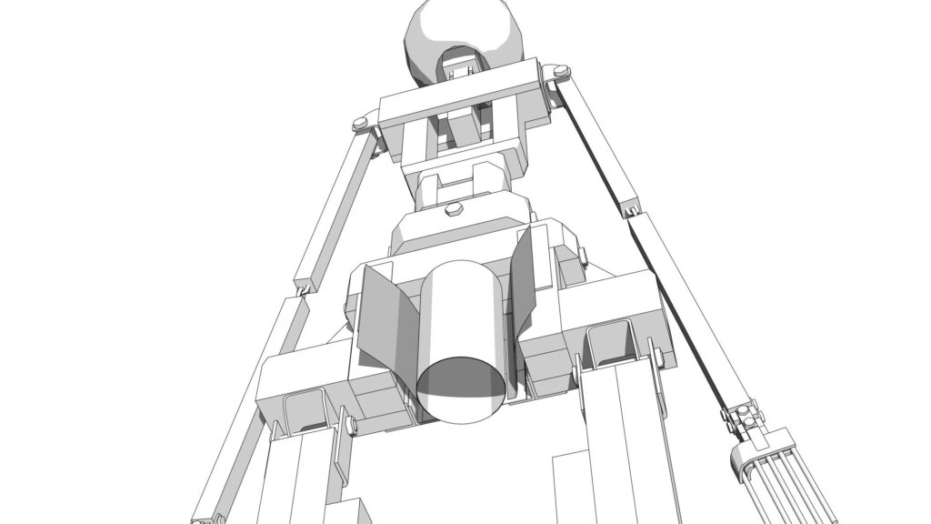 自作ラブドールの陰部フレーム構造3
