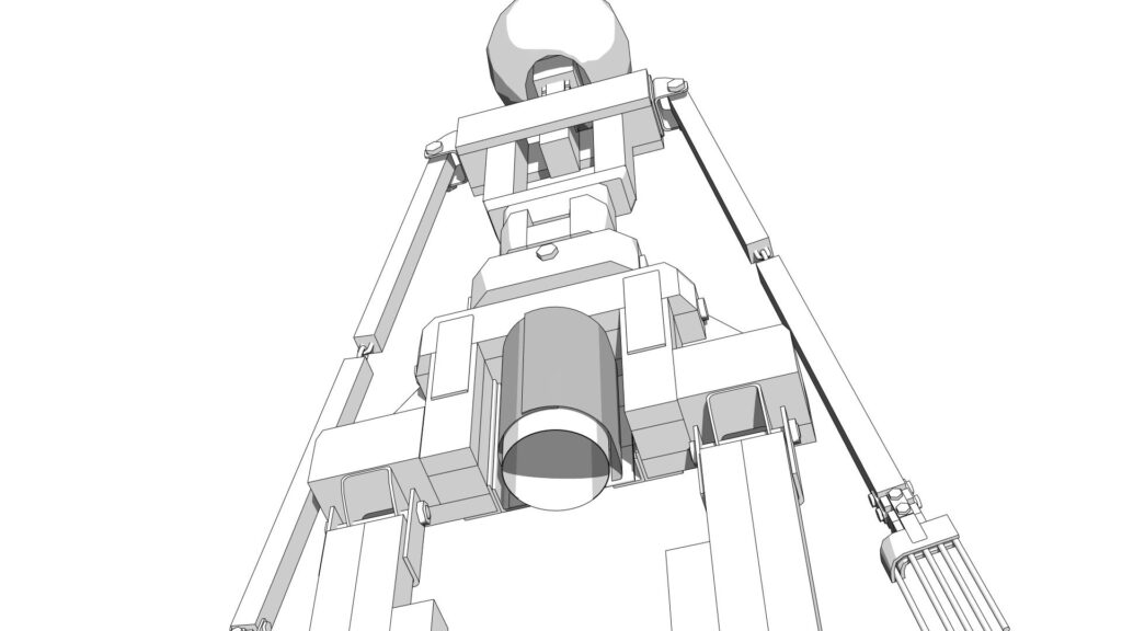 自作ラブドールの陰部フレーム構造4